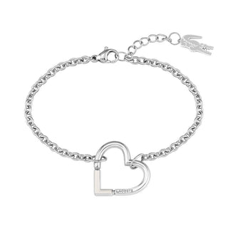 Lacoste Srdíčko Ines acciaio romantico 2040326 — سوار