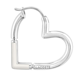 Lacoste Heart Ines acciaio romantico 2040356 — Øreringe