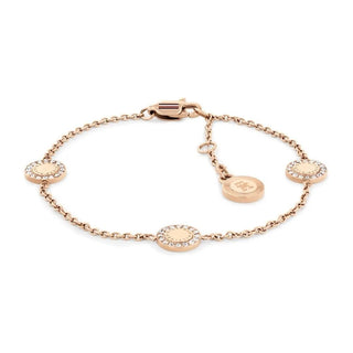 Tommy Hilfiger سوار مطلي بالذهب الوردي Mini Crystals 2780906 — سوار