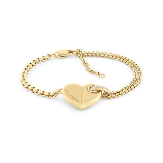 Tommy Hilfiger Lovely placcato oro Bold Heart 2780929 — Náramek