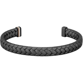 Hugo Boss Černý náramek Solid — Pánský náramek