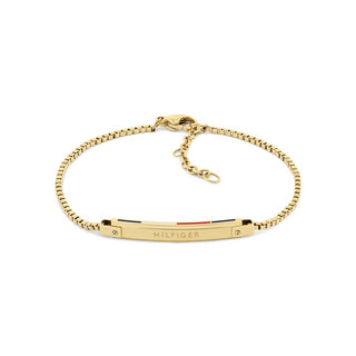 Tommy Hilfiger Bracciale placcato oro Linear 2780953 — 팔찌