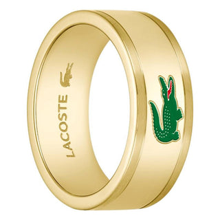 Lacoste Arthor 2040496 επιχρυσωμένο — Ανδρικό δαχτυλίδι