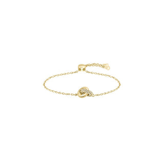 Hugo Boss Guldbelagt armbånd med krystaller Live Precious — Armbånd