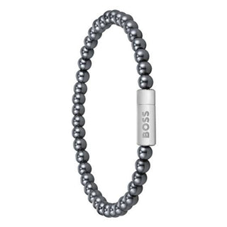 Hugo Boss Sphere ematite 19 cm — Náramek