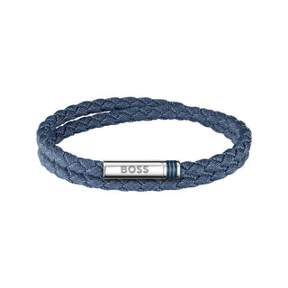Hugo Boss Modrý dvojitý náramek Ares Summer 1580800 — Náramek