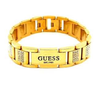 Guess Frontiers επίχρυσο βραχιόλι JUMB01342JWYGT/U — Βραχιόλι