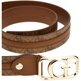 Guess BW9229P5235-LTL Faux Leather Belt for Women, 85 cm
