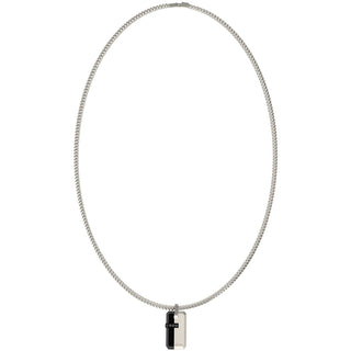 Guess Eclipse Noir collana uomo acciaio — 남성 목걸이