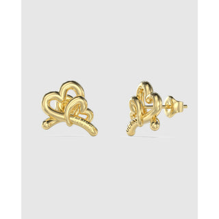 Guess Heart Love Bites JUBE06058JWYGT/U náušnice srdce pozlacené — Dámské náušnice