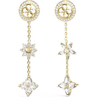 Guess Secret Garden JUBE06036JWYGT/U ゴールドプレーテッド フラワーズ ピアス — レディースピアス