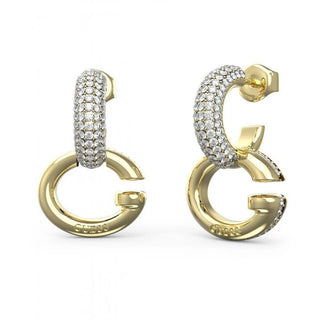 Guess Oh My G JUBE04520JWYGT/U 镀金吊坠耳环 — 耳环