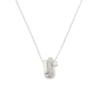 Guess Collana argento con cristalli Nuances JSBN04508JWRHT/U — Κολιέ