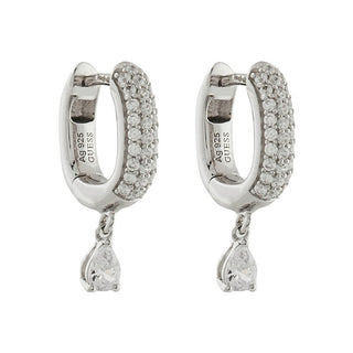 Guess Nuances orecchini in argento con cristalli JSBE04510JWRHT/U