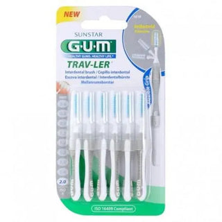 Gum® 1618 Brosse conique 2 mm 6 pièces 