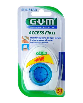 Fil dentaire pour implants Gum® 50 fils x 30 cm 