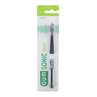 Ricariche giornaliere Gum Sonic Black Brush 2U