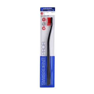 Swissdent Profi Colours Černý a Červený kartáček — Kartáček na zuby