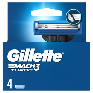 Gillette Mach 3 Turbo - Spare head 4ks