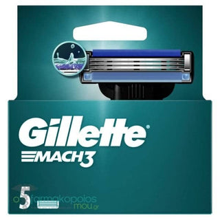 Replacement heads Gillette Mach3 - Volume: 5 ks