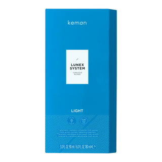 Lunex System Light Set Kemon: Cosmetico Schiarente, Crema Trattamento Capelli, 90 ml + Cosmetico Rivelatore, Crema Trattamento Capelli, 180 ml