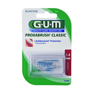 Sunstar Gum Spazzolino cilindrico di ricambio Proxabrush con clorexidina 6 unità — Spazzolino interdentale