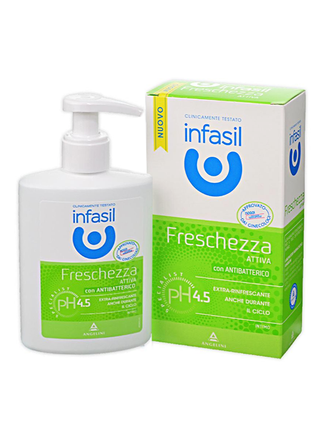 Infasil Detergente Intimo Freschezza Attiva Antibatterico 200 ml — Detergente intimo