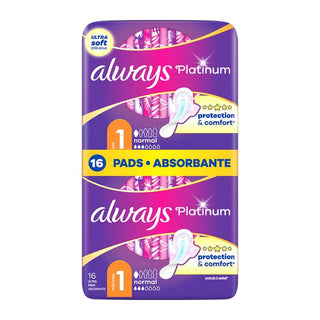 Always Assorbenti Igienici Ultra Platinum Normal Duo 16 Pezzi — Assorbenti igienici