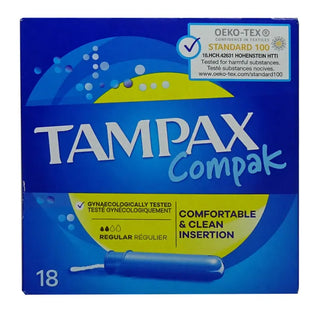 Tampax Compak Regular 18 pezzi — Assorbenti interni