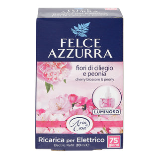 Felce azzurra Ricarica Diffusore Elettrico Luminoso Per Ambiente Talco&Fiori Di Ciliegio