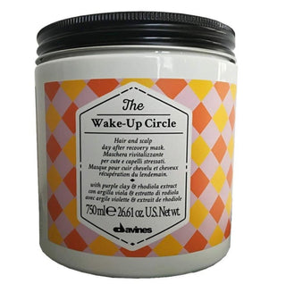 Davines The Wake-Up Circle, Maschera all'argilla per il trattamento dei capelli, Ristrutturante, 750 ml
