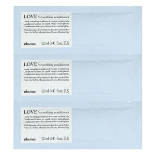 Davines Love Smoothing, balsamo per capelli, 12 pz, 12 ml