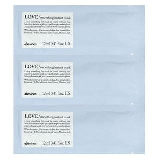 Davines Love Smoothing, Maschera Crema Trattamento Capelli, 12 pz, 12 ml