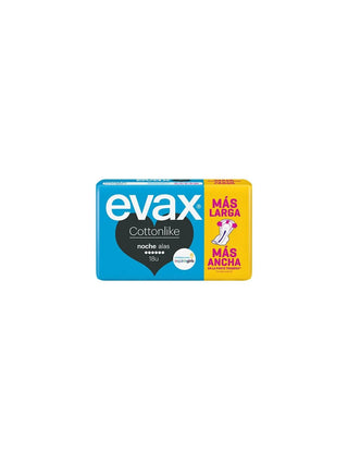 Evax Cottonlike Alas notte 18 pezzi — 야간용 생리대