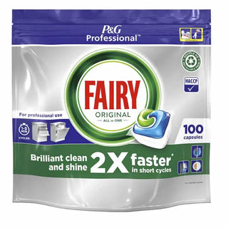 Fairy All-in-One Original Dishwasher Tablets 100 Capsules