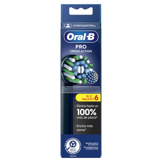 Oral-B Pro Cross Action Black Ricarica 6 Units