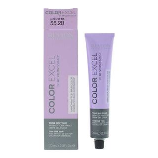 Revlon Color Excel, Tintura Per Capelli Semipermanente, 55.20 Borgogna Chiaro Intenso, 70 ml