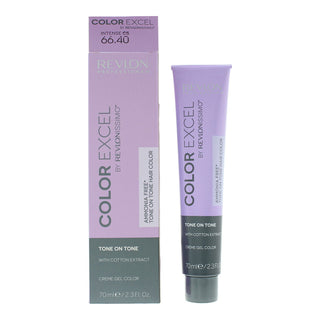Revlon Color Excel, Tintura Per Capelli Semipermanente, 66.40 Rame Intenso, 70 ml