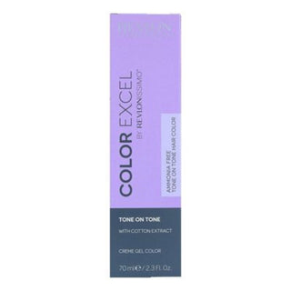 Revlon Color Excel, Tintura Permanente Per Capelli, 7.34 Biondo Medio Rame Dorato, 70 ml