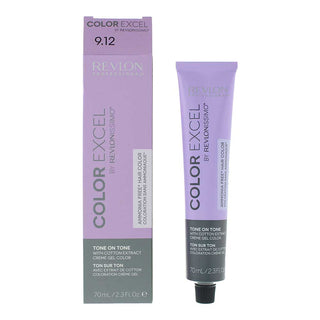Revlon Color Excel, Tintura Per Capelli Semipermanente, 9.12 Biondo Chiarissimo Cenere Iridescente, 70 ml