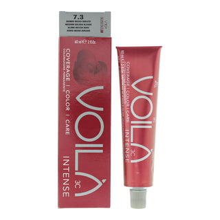 Intercosmo Voilà 3C Intense Tinta Permanente per Capelli 7.3 Biondo Dorato Medio 60 ml