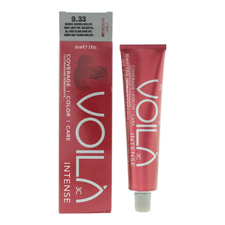 Intercosmo Voila 3C Intense, tintura permanente per capelli, 9.33 Biondo Chiarissimo Dorato Intenso, 60 ml