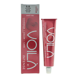 Intercosmo Voilà 3C Intense Tinta Permanente per Capelli Senza Ammoniaca 6.6 Rosso Rubino 60 ml