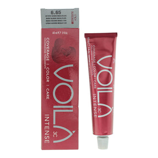 Intercosmo Voila 3C Tintura Per Capelli Intensa, Permanente, 6.65 Biondo Scuro Beaujolais, 60 ml