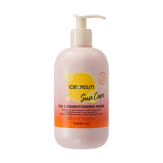 Inebrya Ice Cream Sun Care 2 IN 1 Maschera 300ml — Maschera per capelli