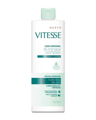 Vitesse Tri-Mineral Complex Latte Detergente 400 ml — Limpiador facial