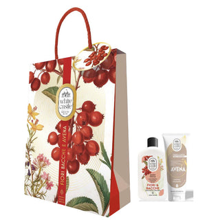 White Castle Estuche gel de ducha flores y bayas + crema corporal avena — Estuche corporal