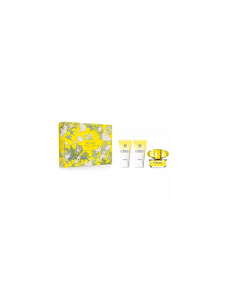 Versace Yellow Diamonds Cofanetto EDT 50 ml + Gel doccia 50 ml + Latte corpo 50 ml — Cofanetto profumo donna