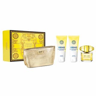 Versace Yellow Diamond Pour Femme dárková sada 4 kusy 90 ml — Toaletní voda dámská