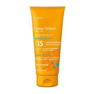 Pupa Sunscreen Cream SPF 15 — Crema Solare Viso e Corpo 200 ml